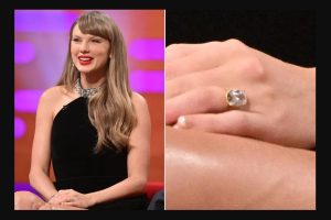 Taylor Swift engagement ring, Taylor Swift Travis Kelce, Taylor Swift Graham Norton Show, Travis Kelce engagement ring, Taylor Swift flaunts ring, Taylor Swift news 2025, Taylor Swift engagement rumors, Taylor Swift and Travis Kelce engaged, celebrity engagement news, Taylor Swift latest news