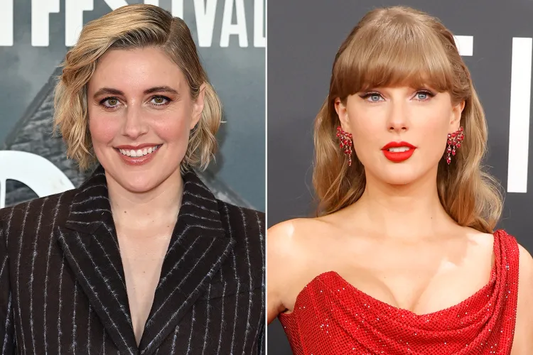 Taylor Swift, Travis Kelce, Hugh Grant, Greta Gerwig, Eras Tour, Taylor Swift news, celebrity mix-up, Travis Kelce Taylor Swift relationship, Hugh Grant wife, Taylor Swift concert, celebrity gossip, pop culture news, Eras Tour 2025, viral celebrity moment, Hollywood news