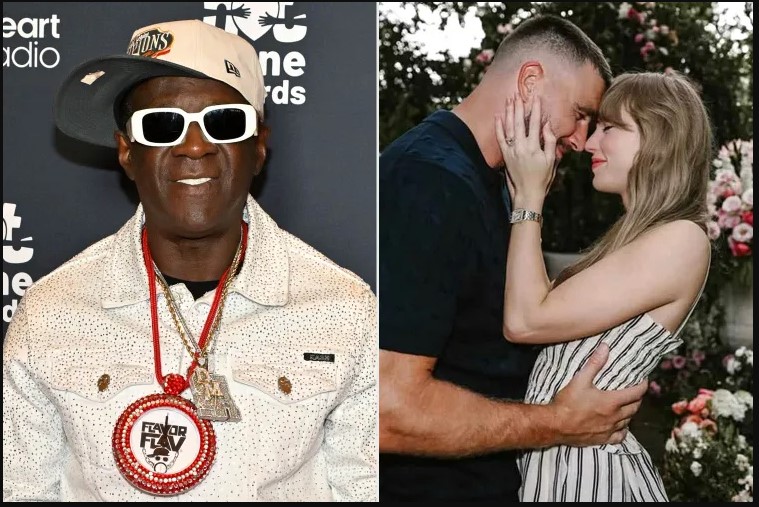Flavor Flav, Taylor Swift, Travis Kelce, Taylor Swift wedding, Travis Kelce wedding, Flavor Flav exclusive, King Swiftie, celebrity weddings, celebrity news, music news, pop culture news, entertainment news, missed wedding invite, celebrity gossip, trending celebrity stories, hip hop news, NFL star wedding, Swifties news