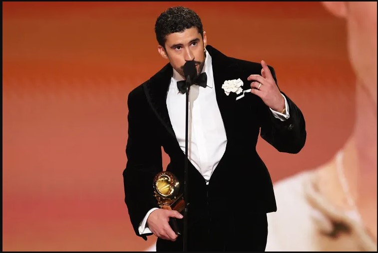 Bad Bunny, 2026 Grammys, Grammy Awards standing ovation, ICE Out speech, Bad Bunny ICE Out, Grammy acceptance speech, Best Música Urbana Album, Grammy winners 2026, Bad Bunny news, music awards, Grammy highlights, immigration speech, pop culture news, Bad Bunny performance, Grammy moments, Latino artist Grammy win, award show viral moments